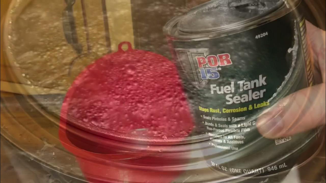 Sealing Model A gas tank with POR15 tank sealer kit YouTube