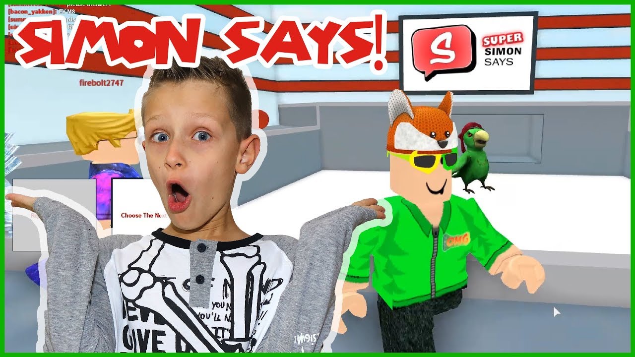 Simon Says In Roblox Youtube - ronald omg roblox