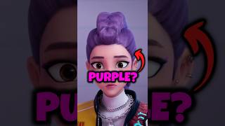 The Secret Behind Huntrix’s Hair Color 👀 #kpopdemonhunters #rumi