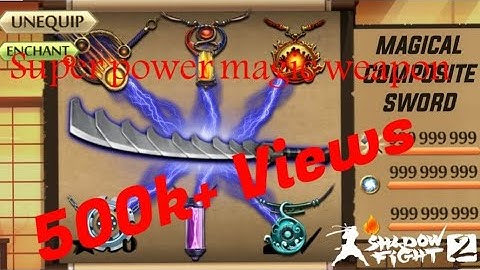 How to hack super magic weapon in shadow fight 2 (Link diskiption box) no root not fake shadow fight