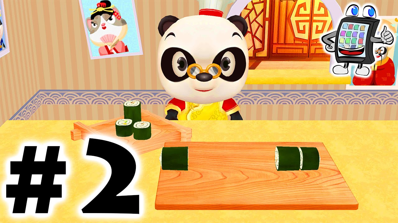 DR. PANDA RESTAURANT ASIEN #2 App für Kinder - SUSHI FÜR UNSEREN AFFEN