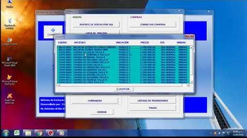 Sistema de Facturación e Inventario (VBA Excel-Access)