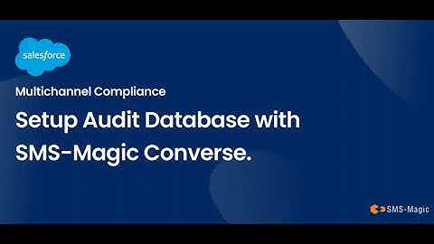 Multichannel Compliance   Setup Consent Database