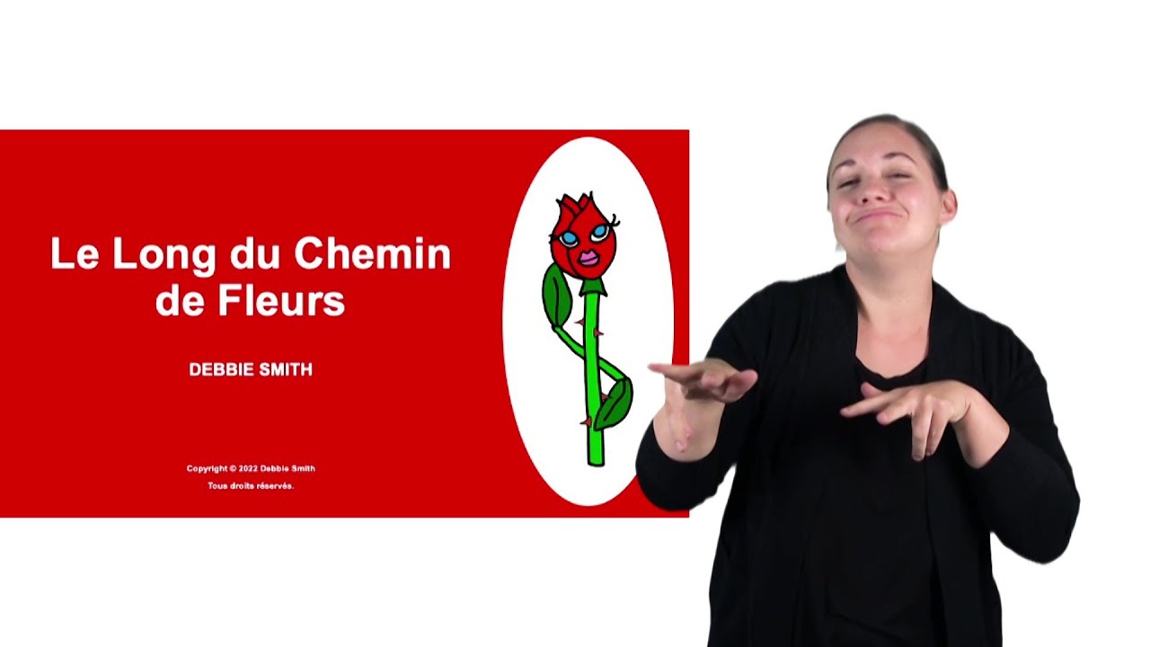 Le Long du Chemin de Fleurs - livre pour enfants en langue des signes