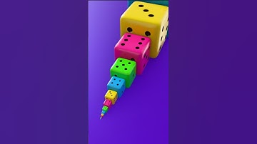 infinite Dice Zoom Loop Satisfying 3D Animation satisfying#satisfying #oddlysatisfying #3danimation