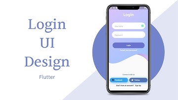 Flutter Login UI with Custom Curves | No Asset Image used | Speed Code 2021 | Karan Kharode