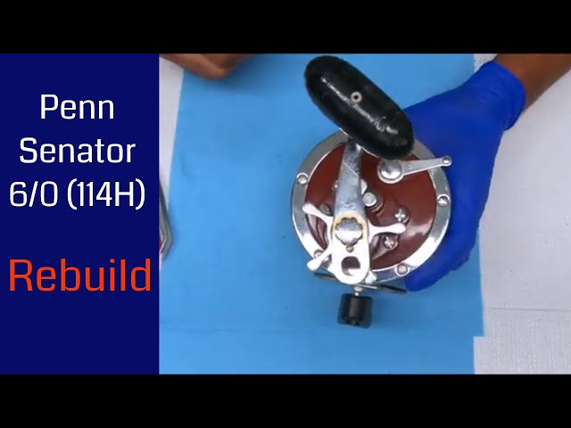 Rebuild of a Penn Senator 6/0 (114H): Fishing Reel Repair 