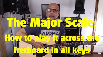 The Major Scale: #2 - How To Play It Across The Guitar Fretboard In All Keys