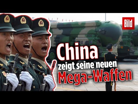 Militärparade zum 70. Geburtstag: China zeigt neue Waffen