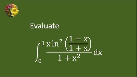 Logarithmic integral  beautifully solved using algebraic manipulation and geometric series