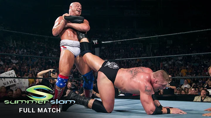 FULL MATCH - Kurt Angle vs. Brock Lesnar - WWE Tit...