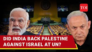 Israel-Palestine War At UNGA: India Votes In Support Of Palestine's Full Membership | Details