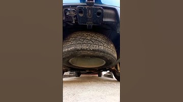 Spare tire under trunk removal