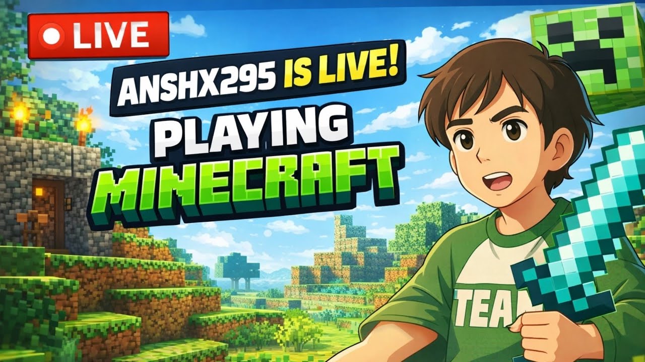 PLAYING MINECRAFT LIVE🔴 SAB START KARNA HA ABE TH ! - YouTube