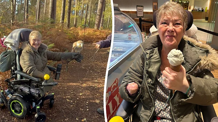 Quadruple amputee reveals she is now left-handed after undergoing transplant | SWNS