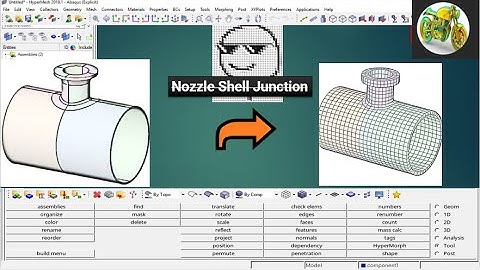 How to Hex Mesh in HyperMesh 2019 legacy ver [step by step process] Part F (Nozzle Shell Junction).