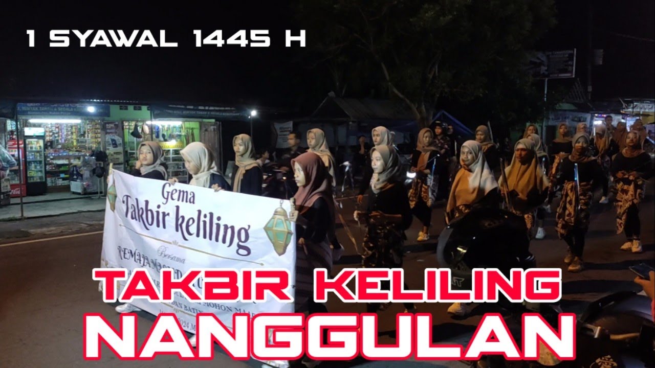 Takbir Keliling Kecamatan Nanggulan Kulonprogo