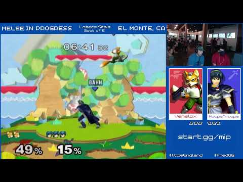 Melee in Progress 7 Losers Semis - Venelox (Fox) vs Koopatroopa (Marth)