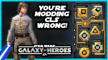 SWGOH PSA - Fix Your CLS Mods!!  They Are Wrong!!!