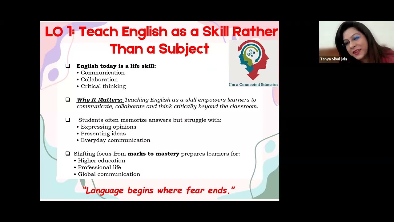 Webinar on 𝗧𝗲𝗮𝗰𝗵𝗶𝗻𝗴 𝗘𝗻𝗴𝗹𝗶𝘀𝗵 𝗣𝗲𝗱𝗮𝗴𝗼𝗴𝘆: 𝗜𝗻𝗻𝗼𝘃𝗮𝘁𝗶𝘃𝗲 & 𝗘𝗳𝗳𝗲𝗰𝘁𝗶𝘃𝗲 𝗖𝗹𝗮𝘀𝘀𝗿𝗼𝗼𝗺 𝗣𝗿𝗮𝗰𝘁𝗶𝗰𝗲𝘀 By Edvishan
