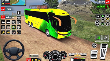 Bus Simulator 2025 | Real Public Transport Bus Offroad Driving Games 3D | Android GamePlay