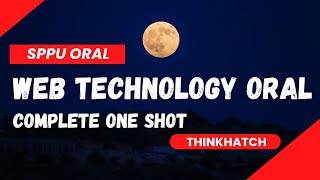 Web technology (WT) oral / viva questions -  Question Bank | SPPU | TE @Crafters.think_hatch 