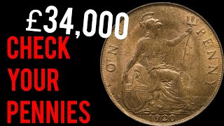 10 Extremely VALUABLE Old Penny Varieties You May Have!