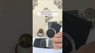 Cyberspace by Sherwin Williams is a deep moody navy blue with a hint of gray. #paintcolor
