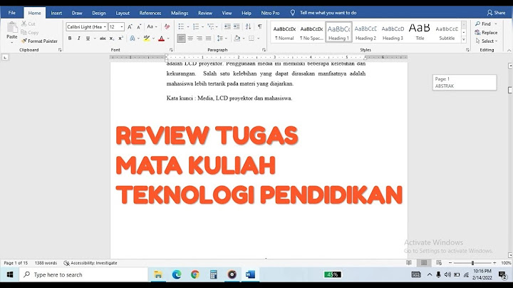 Review jurusan Teknologi Pendidikan