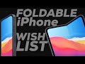 Foldable iPhone Wishlist