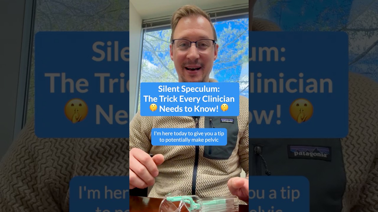 Silent Speculum: The Trick Every Clinician Needs to Know! 🤫