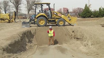 Cat Skip Loader Grader Front Bucket Work By Operator Tanner Vieyra