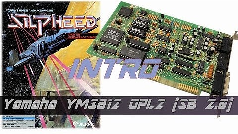 Creative Labs SoundBlaster 2.0 CT1350B playing Silpheed music (intro theme, Adlib mode)