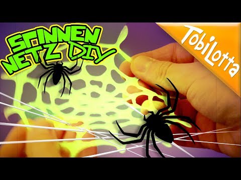 Spinnenetz basteln -
