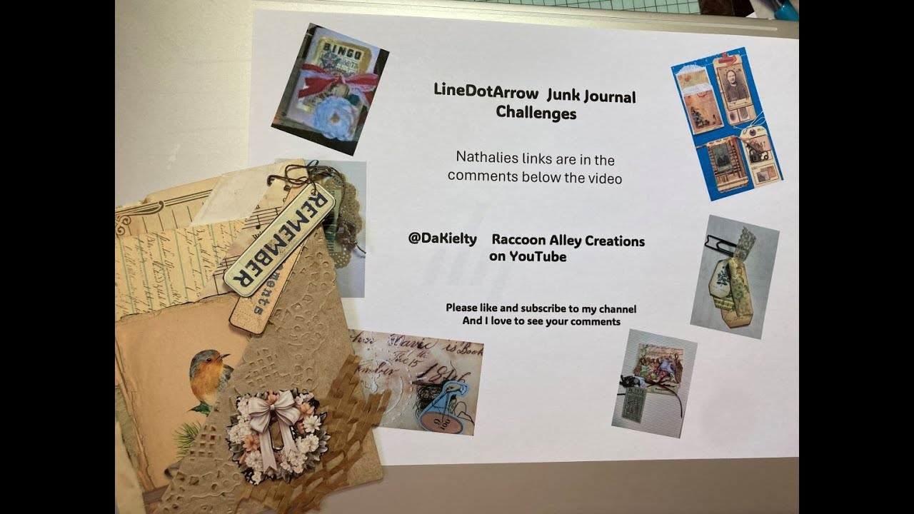 Multi-pocket using LineDotArrow digitals #ldajunkjournaldomino 