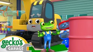 Mechanicals are Scared of Eric the Excavator! | Gecko's Garage | Truck Cartoons for Children screenshot 4