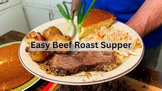 Easy Recipe for Cooking a Beef Roast, New Cornmeal I Love, & Tipper Had A Day!