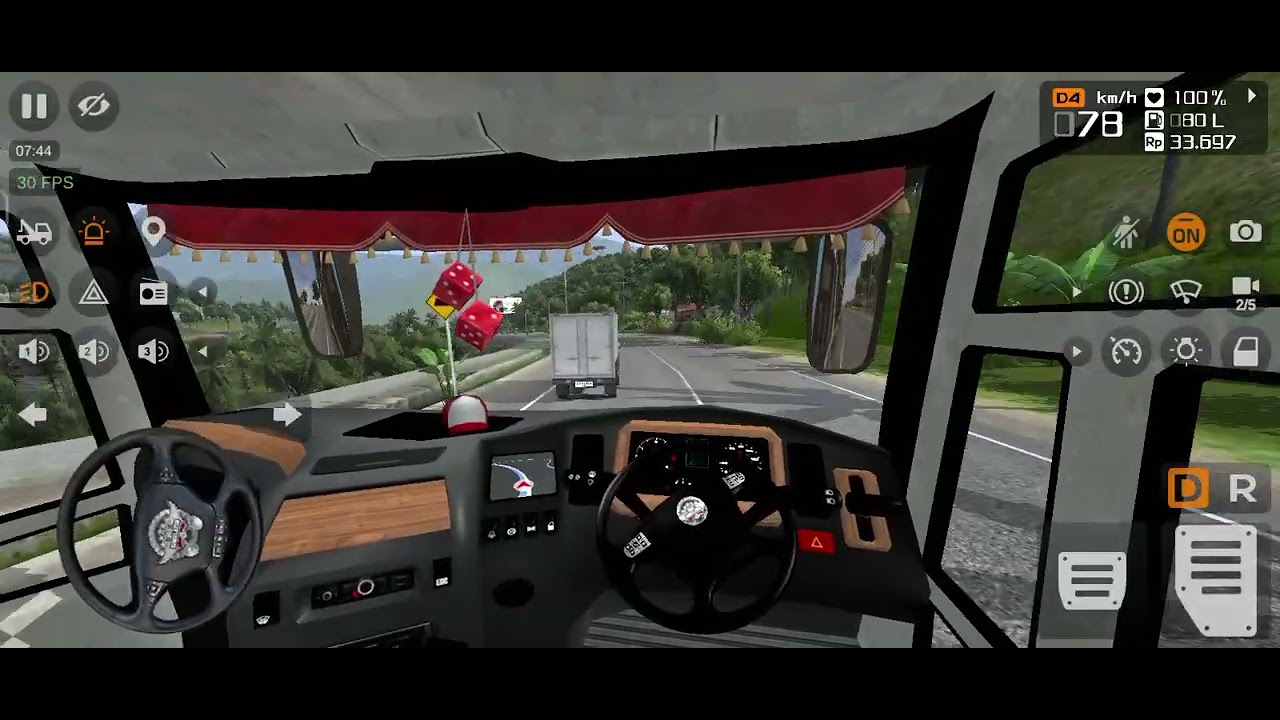 bus simulator indonesia - bus game play in driving mass driving experience part-3