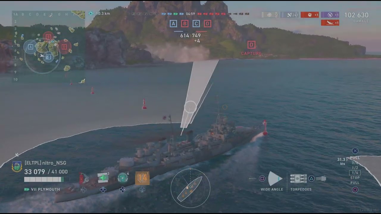 WOWs Legends - Plymouth 3500xp full gameplay