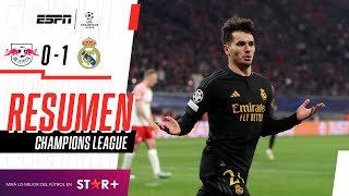 Thumbnail for ¡GOLAZO INFERNAL DE BRAHIM PARA QUEDARSE CON LA IDA EN ALEMANIA! | Leipzig 0-1 Real Madrid | RESUMEN