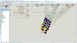 Testando O 74Ls595 Com Clock 555 Com Proteus