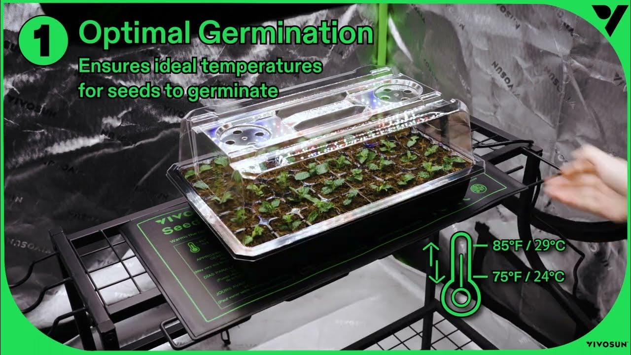 How to use the VIVOSUN heat mat? YouTube