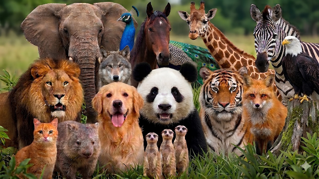 Animal Sounds for Kids | Learn Animal Names and Sounds for Toddlers 🐶🦁🐘