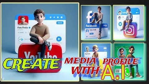 How to create 3D AI Social media Images | Bing image Creator Tutorial FREE | Ai Portraits Trend 2024