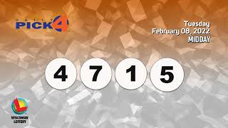Wisconsin Lottery Midday Draw 02/08/2022