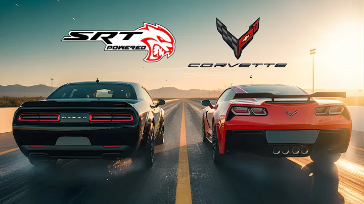 Dodge Hellcat vs Z06 Corvette - Drag Race