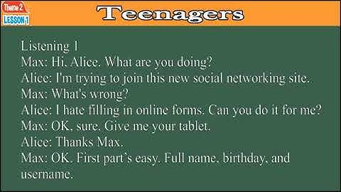 theme 2 english 9 lesson 1