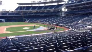 Area Code Games workout at Nationals Park
