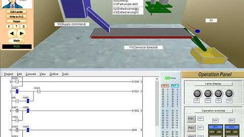 MITSUBISHI PLC Programming and Simulation E 4 Drilling