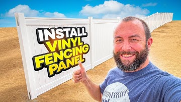 HOW TO easily install vinyl fencing | Tips & Tricks to make it easier